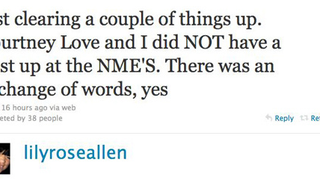 Lily Allen & Courtney Love Bring Feud To Twitter